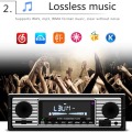 Adeeing Auto Car Radio Bluetooth Vintage Wireless MP3 Multimedia Player AUX USB FM 12V Classic Stereo Audio Player Car Electric