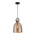 Luxury Glass Bowl Pendant Lamp for Coffee