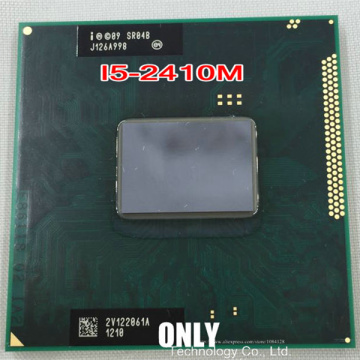 Free Shipping intel i5 2410M 2.6GHz SR04B 2410 Notebook processors Laptop CPU PGA 988