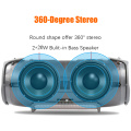40W high power Fabric mini wireless bluetooth speaker Portable column bass BT speaker support USB TF AUX FM handsfree for tv