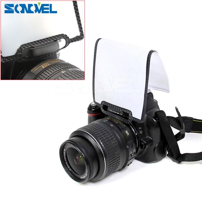 Universal flash diffuser Pop Up speedlite Diffuser for Nikon D80 D7100 D750 D610 D5600 D3400 D5200 D3200 D3300 D5500 D7000