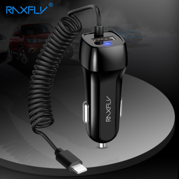 Car Charger For Phone Mini USB Car Phone Charger For iPhone 12 Pro 11 XR 8 Cigarette Lighter USB Charger Adapter in Car