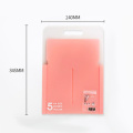 5 Pockets File Organizer Vertical Design Document File Folders Portable Paper Letter Holder School Office Stationery