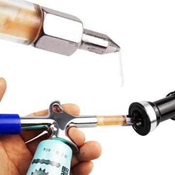 1pc Aluminum Bicycle Lubricant Grease Gun for Mountain MTB Bike Service Tools grease oil precise injector