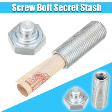 Bolt Nut Screw Pill Box Secret Stash Diversion Cash Money Safe Hiddens Compartment Box For Kid Gift Security Safe