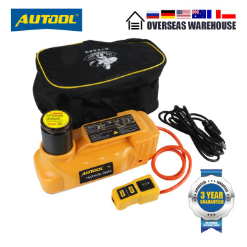 AUTOOL 6T Electric Hydraulic Jack Car Lifing Automotive Roadside Emergency Tool Lifting Jack 12V Portable Floor Tool Jack Kit