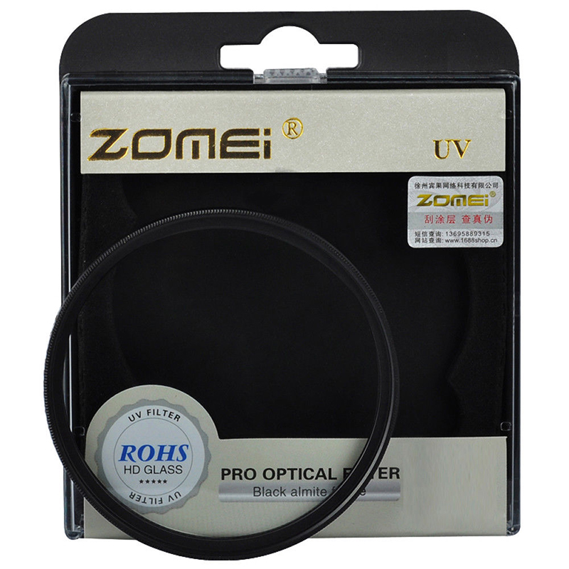 Zomei 37 40.5 43 46 49 52 55 58 62 67 72 77mm lens UV Digital Filter Lens Protector for canon nikon DSLR SLR Camera