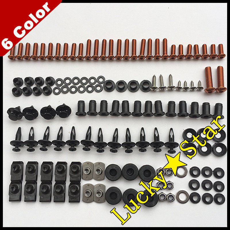 Full Body Fairing Bolt Screw Fastener Fixation Kit 100% For HONDA VFR800 VFR 800 1998 1999 2000 2001 98 90 99 00 01 SIL