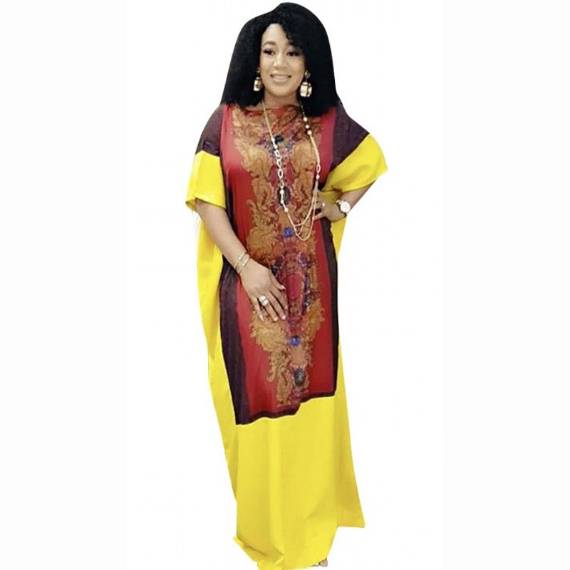 Long Maxi Dress 2020 African Dresses For Women Dashiki Summer Plus Size Dress Ladies Traditional African Clothing Fairy Dreess