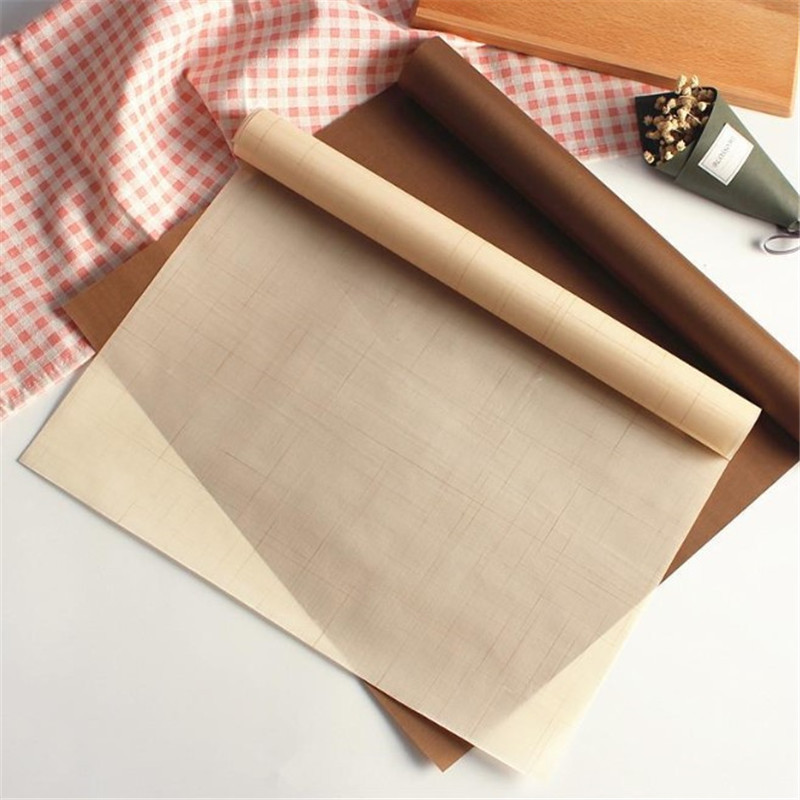 40x33cm Baking Paper Oil-free Thick Oven Baking Mat Non-stick Fiberglass Cloth High Temperature Resistant Sheet Pastry Oilpaper