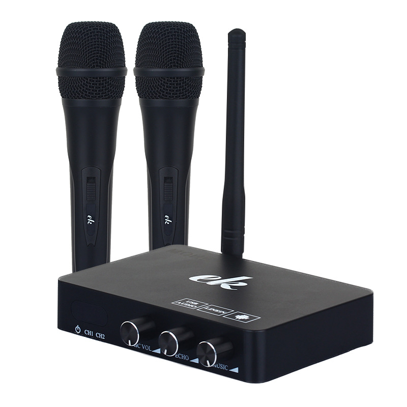 Handheld Wireless Karaoke Microphone Karaoke player Home Karaoke Echo Mixer System Digital Sound Audio Mixer Singing Machine K2-