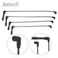 Justech 4Pcs Ignition Cable For Audi Seat Skoda VW Bora Golf Lupo Polo Klasseic Variant Spark Plug Ignition Cable Set