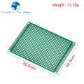 5PCS 6*8 6X8cm Double Side Prototype pcb Breadboard Universal Printed Circuit Board for Arduino 1.6mm 2.54mm Glass Fiber