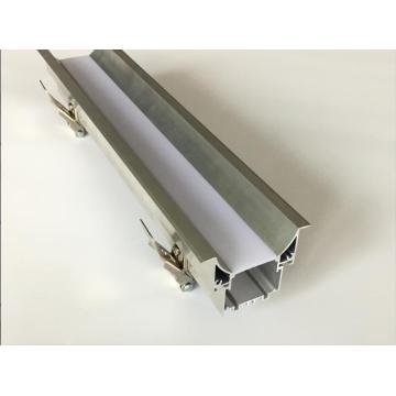 Free Shipping 1.8m/pcs 36m/lot Big size haevy design aluminium curtain wall profile with mily cover and end caps and clips
