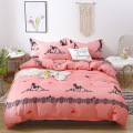 Cute Rabbit Children Kids Bedding Sets Soft Duvet Cover Bed Sheet Pillowcase Bed Cover Linens Bedclothes Babies Gift