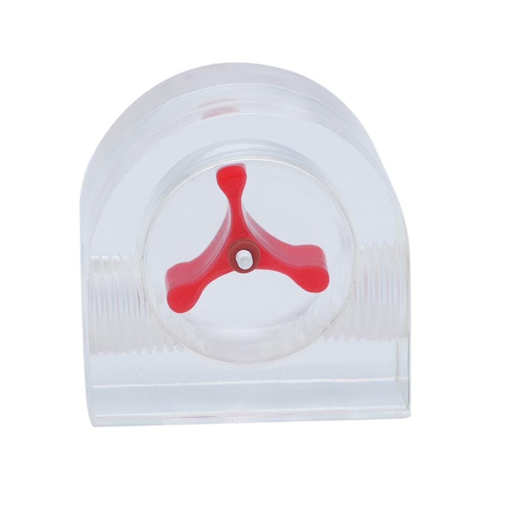 VODOOL Acrylic Semicircle 2 Way Flow Meter Indicator Port Water Cooler for PC Computer Water Cooling System Computer Components