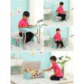 Children's multi-function study table folding deformation sofa chair baby eating table infant game storage table and chair