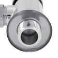 Toilet Flush Valve Bathroom Toilet Male Durable Zinc Alloy Finish Push Button Type Flush Valve Autonatic