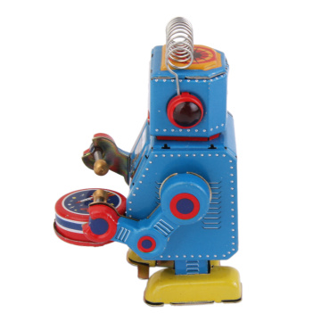 Wind Up Robot MS408 Tin Toy Funny Clockwork Toy For Kid Christmas Gift