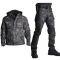 Men Outdoor G8 Airsoft Hunting Suit Jacket Set with Pants Camouflage Military Army Tactical Uniform Combat Pants Hunting Clothes