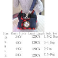 AHUAPET Pug Harness Leash Chest Strap Lead Denim Vest Pet Chest Strap Pet Supplies Dog Harness Chihuahua Dog Cheap Leash Set