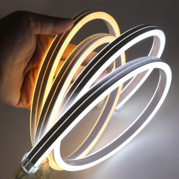 Waterproof Neon Light Flexible LED Strip Double Side 220V 120Led/M 2835 with EU UK Power Plug Home Decoration 1-100m 7 Colors