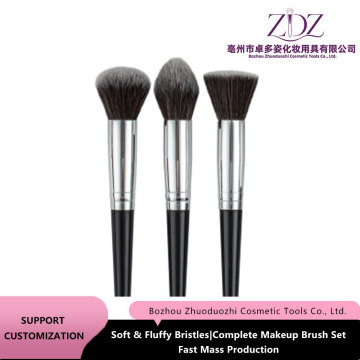 Mini Portable Eye Lip Blending Brush Trio