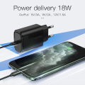 KUULAA PD charger 18w usb c fast charger For xiaomi mi 9 10 phone charger adapter QC 4.0 3.0 For iPhone 11 Pro Max XS EU US Plug
