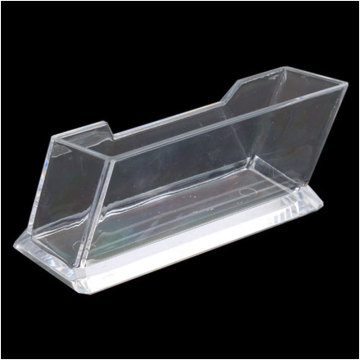 Fashion 1pcs Clear Desktop Business Card Holder Display Stand Acrylic Plastic Desk Shelf #5886