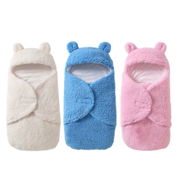 1 Pc Autumn Baby Sleeping Bag Envelope For Newborn Baby Winter Swaddle Blanket Wrap Cute Sleeping Bags Solid Baby Bedding