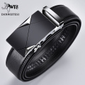 [DWTS]Men Belt Male Genuine Leather Belt Men Strap Belts For Men Automatic Buckle Black Men's Belts Cummerbunds cinturon hombre