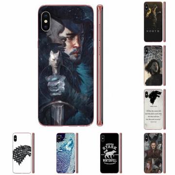 Phone Soft Shell White Wolf House Stark For Samsung Galaxy S8 S9 S10 S20 Plus A30 A30S A40 A40S A50 A50S