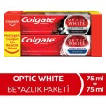 Colgate Optic White Active Charcoal & Instantly Whiten Whitening Toothpaste 75 ml x 2 PCs