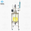 China Factory price for Lab glass reactor 50l/Chemical jacketed glass reactors /electric motor glassware chemistry reactor