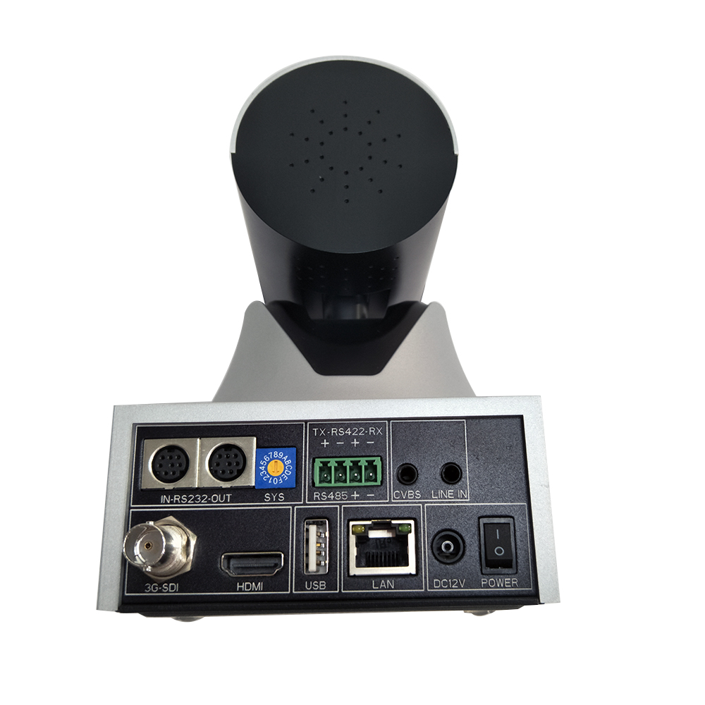 12x Optical Zoom 2MP 1080P 60Fps SDI IP Video Streaming Conference Camera Audio over IP / HDMI Both