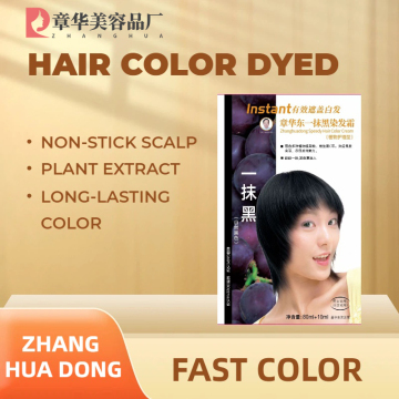 Instant One-Swipe Reddish Brown Hair Color