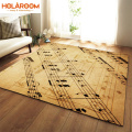 Big Europe Rug Soft Carpet Parlor Area Rugs Children's Room Play Mats Piano Pattern Printed Carpets for Living Room Home Decor