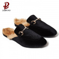 warm winter Cotton fur slippers for women