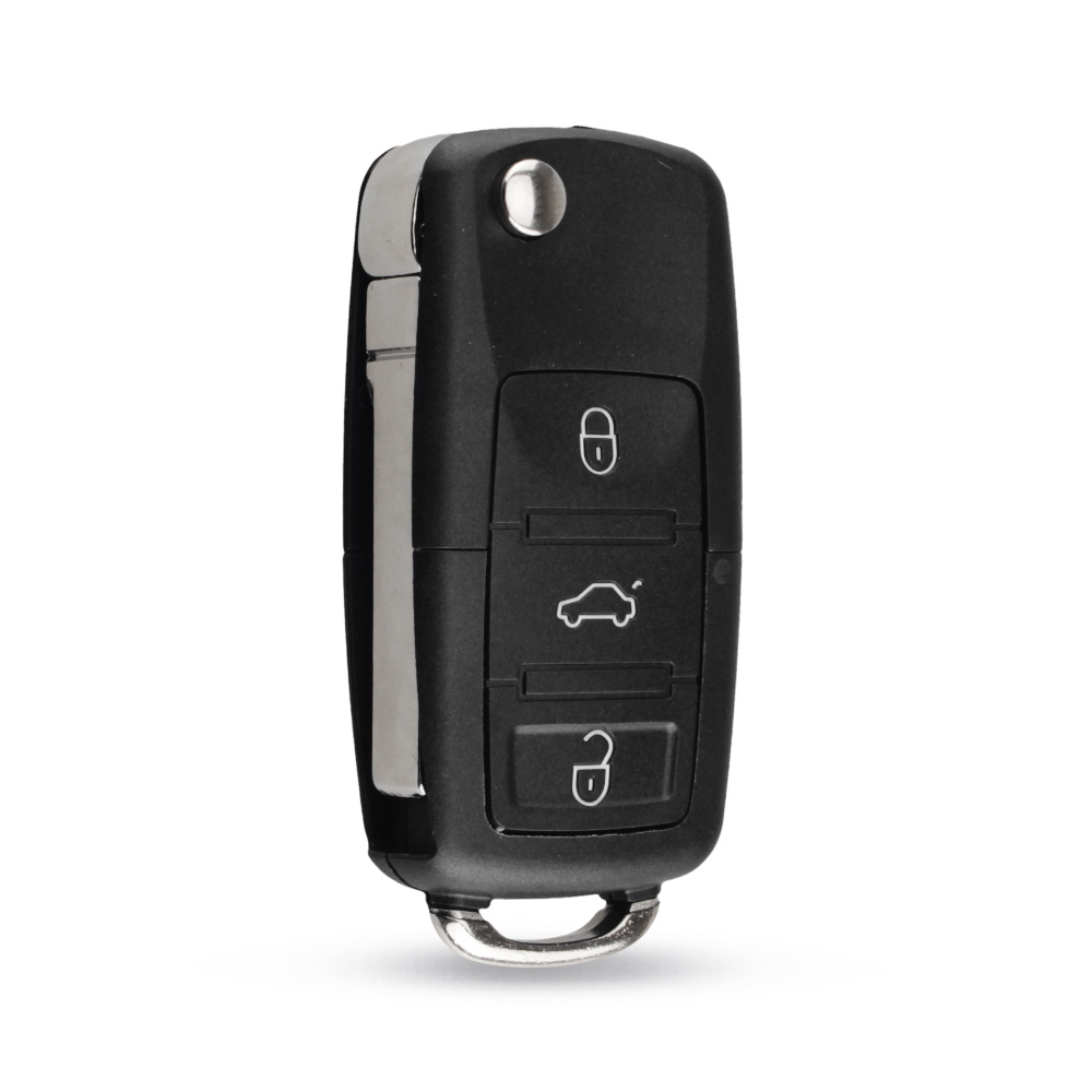 KEYYOU 2 button Folding Car Remote Key Flip Folding Key Shell Case For Volkswagen Vw Jetta Golf Passat Beetle Skoda Seat Polo B5