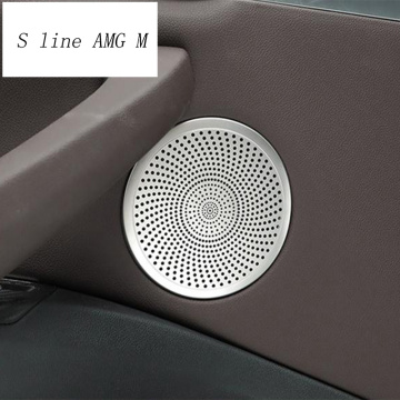 Car styling Audio Speaker Car Door Loudspeaker decoration Trim Cover Stickers For BMW X3 G01 2018 Interior auto Accessories