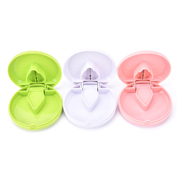 New PP Material Portable Organizer For Medicine Splitter Hold Storage Box Pill Tablet Pill Cutter Divider 1PC 3 Colors