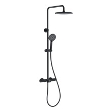 Matte Black LED Digital Display Shower Faucet Set