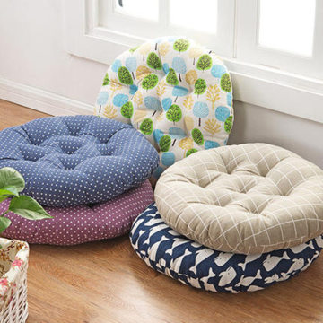 Round Meditation Cushion Woven Chair Tatami Pillow Thicken Sitting Cushion Decorative Seat Pad For Sofa Japan Style Car Cushion