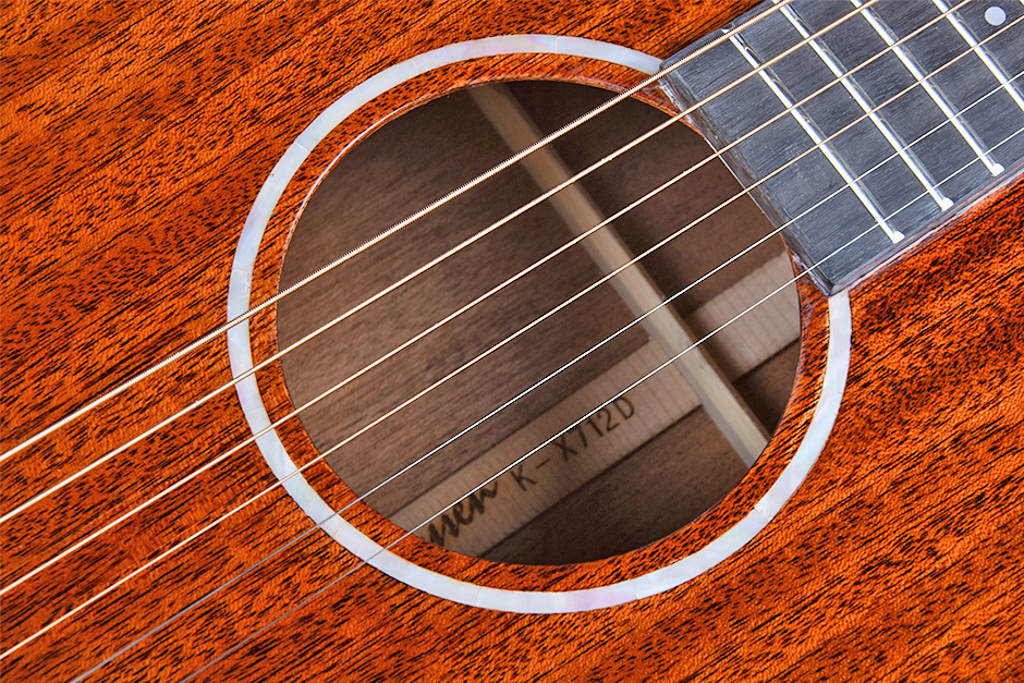 Kaysen all solid acoustic guitar 41 inch X712D (11)