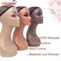 Alileader Plastic Wig Display Holder Head Female Mannequin Head With Long Neck Wig Making & Display Head