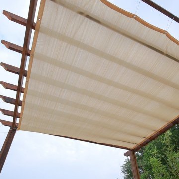 Beige Sun Shade Sail Home Garden Awnings Outdoor Protection Covers Sun Shelter Canopy Square Patio Glass House Customized Size