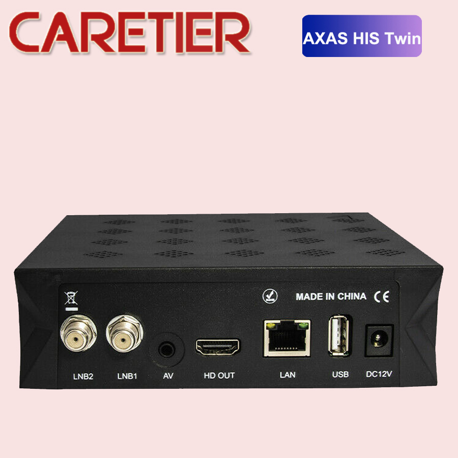 2020 Axas His Twin DVB-S2/S HD Satellite TV Receiver WiFi + Linux E2 Open ATV 6.3 smart tv box replace ZGEMMA box