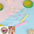 2PCS/set Eye Care Contact Lenses Inserter Remover Silicone Soft Tip Tweezer Stick Case Set Contact Lenses Wearing Tools