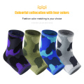 Sport Ankle Support Camouflage Knit Elastic Ankle Brace Guard for Gym Foot Protection SEC88