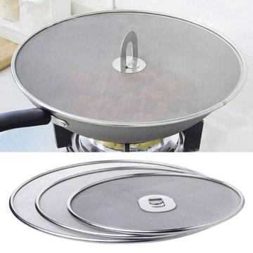 Kitchen Specialty Tools Oil Proofing Lid Filter Foldable Handle Frying Pan Cover Splatter Screen cosas de cocina